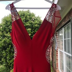 Long Red Dress